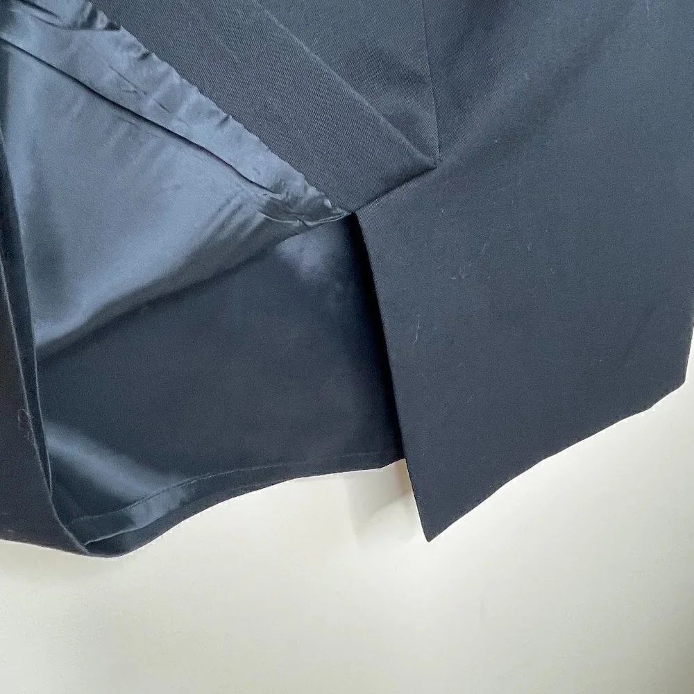 J.crew black 100% WOOL pencil skirt